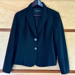 Lafayette 148 New York Black Stretch Wool Blazer size 10P *CLOSET CLOSING SALE*